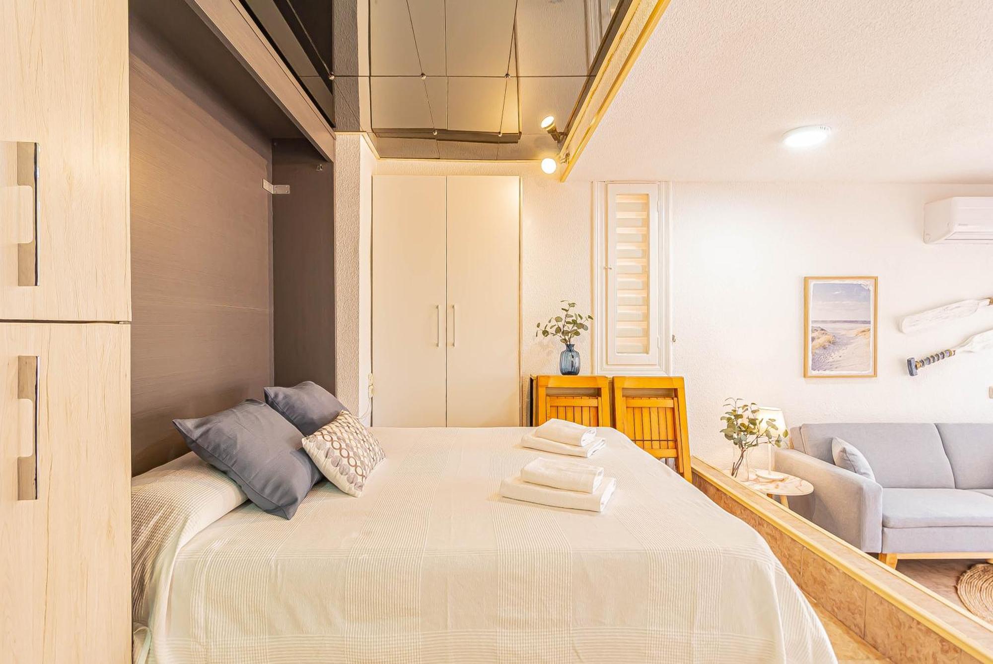 La Pecera - La Manga Del Mar Menor - Edificio Monaco - Kilometro 7 - Cama Plegable Y Sofa-Cama Apartman Kültér fotó