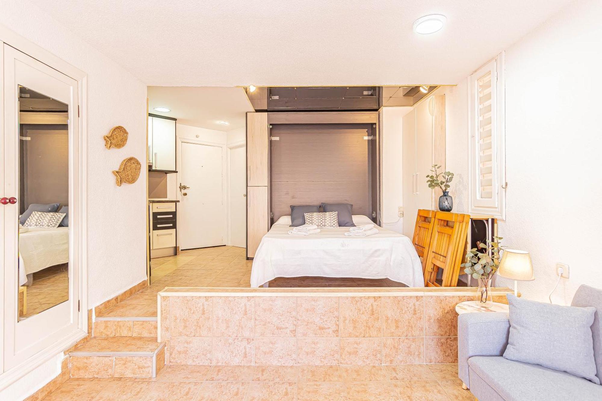 La Pecera - La Manga Del Mar Menor - Edificio Monaco - Kilometro 7 - Cama Plegable Y Sofa-Cama Apartman Kültér fotó