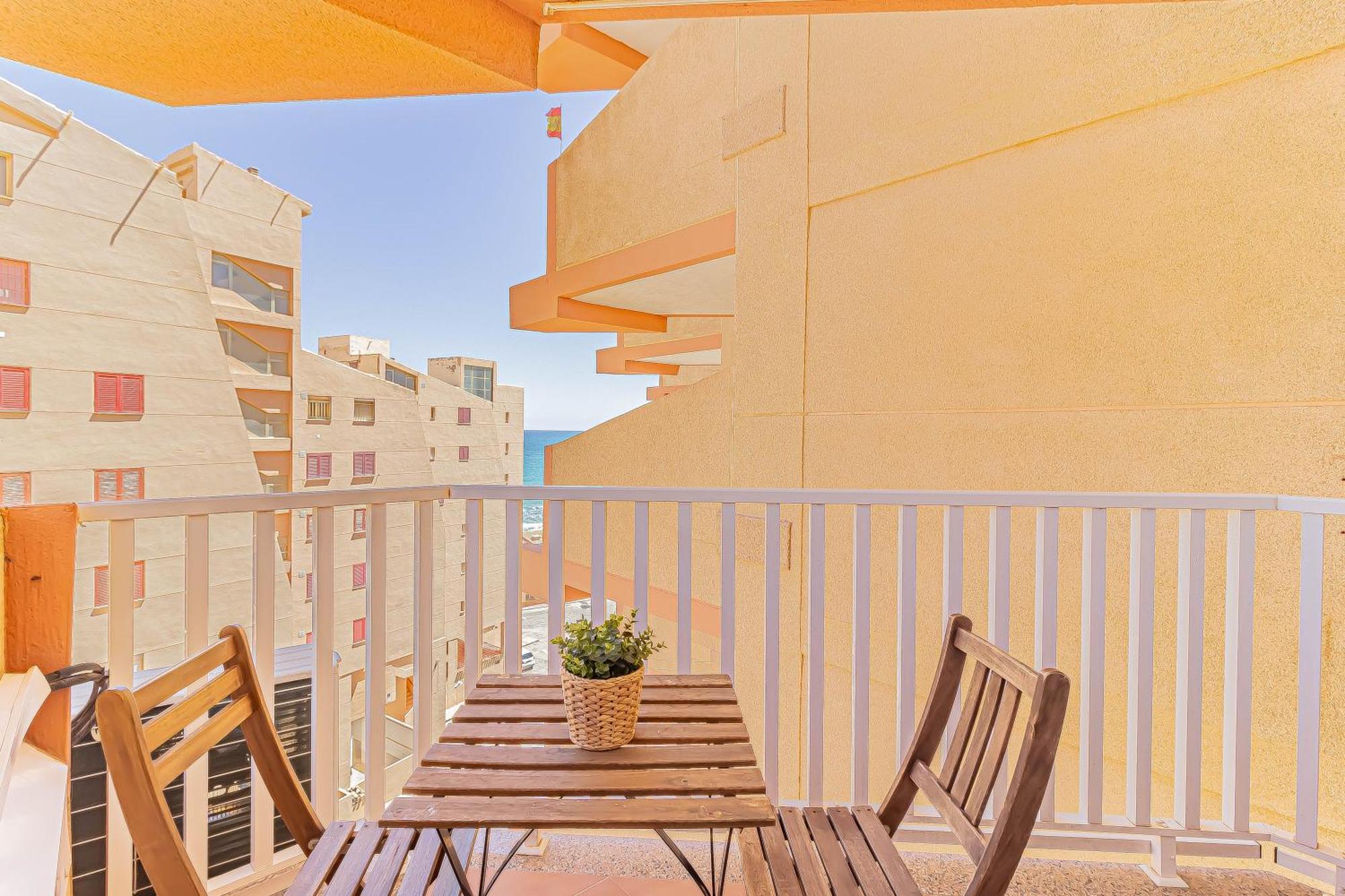 La Pecera - La Manga Del Mar Menor - Edificio Monaco - Kilometro 7 - Cama Plegable Y Sofa-Cama Apartman Kültér fotó